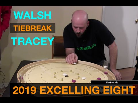 2019 Excelling Eight Crokinole - Tiebreak - Tracey v Walsh