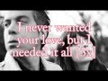 Never Wanted Your Love - She & Him (lyrics)