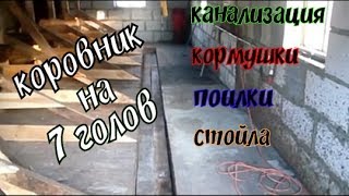 Как построить сарай для коров своими руками