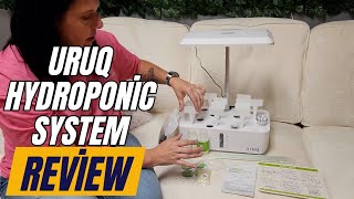 URUQ Hydroponics Growing System Review 🌱 - 12 Pods Indoor Garden with LED Grow Light