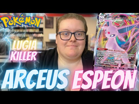 Arceus VSTAR & Espeon VMAX Deck Profile! LUGIA KILLER!! Ft. Susan (Pokémon TCG 2022)