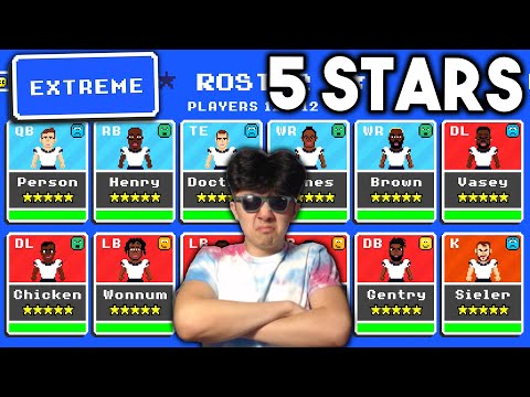 Part of a video titled THE BEST TEAM ON RETRO BOWL! (ALL 5 STAR PLAYERS) PT. 2