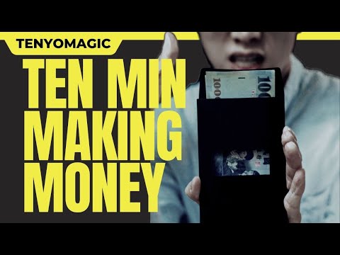 🎩Ten minutes of making money!🎩THE CASH 💸T-300(2022) by Tenyo Magic #shorts 🎩天洋魔術-天洋信封出鈔🤑
