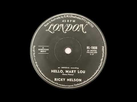 1961: Ricky Nelson - Hello, Mary Lou - mono 45