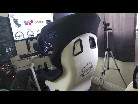 NRG Innovations SIM Racing Halo Seat - Comparing it to my old seat