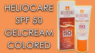 HELIOCARE GEL-CREAM COLOR SPF 50 (light) | skin test, short review & INCI (ingredients)