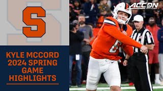 QB Kyle McCord Puts On A Show For Syracuse Fans