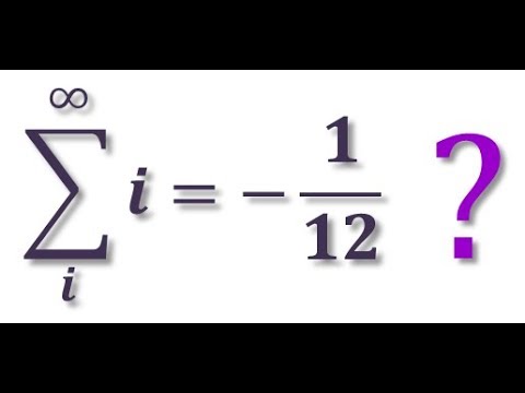 1+2+3+4.............infinity = -1/12 Ramanujan : a man who knows infinity, easy proof Video
