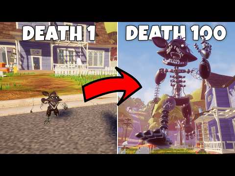 Everytime I get Caught Foxy gets bigger - Hello Neighbor