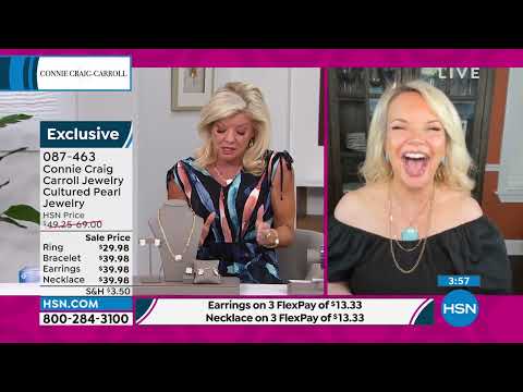 Connie Craig Carroll Jewelry Harper Cultured Pearl Solit...