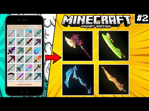 Insane! Make EPIC Weapon Mods in McPE 😱 No Coding!