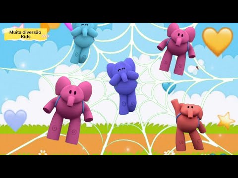 UM ELEFANTE SE BALANÇAVA COM ELLY |APRENDENDO A CONTAR | KIDS SONG