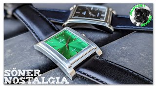 Söner Nostalgia Art Deco rectangular watch review by Jonathan T Watch Reviews