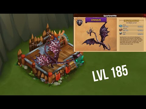 Unique | Sparknettle LvL 185 | DRAGONS:RISE OF BERK