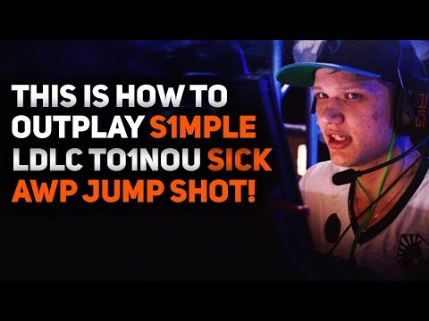 to1nou Outplays s1mple With a Sick Jump Shot! - LDLC vs NaVi ESL PRO League de_inferno