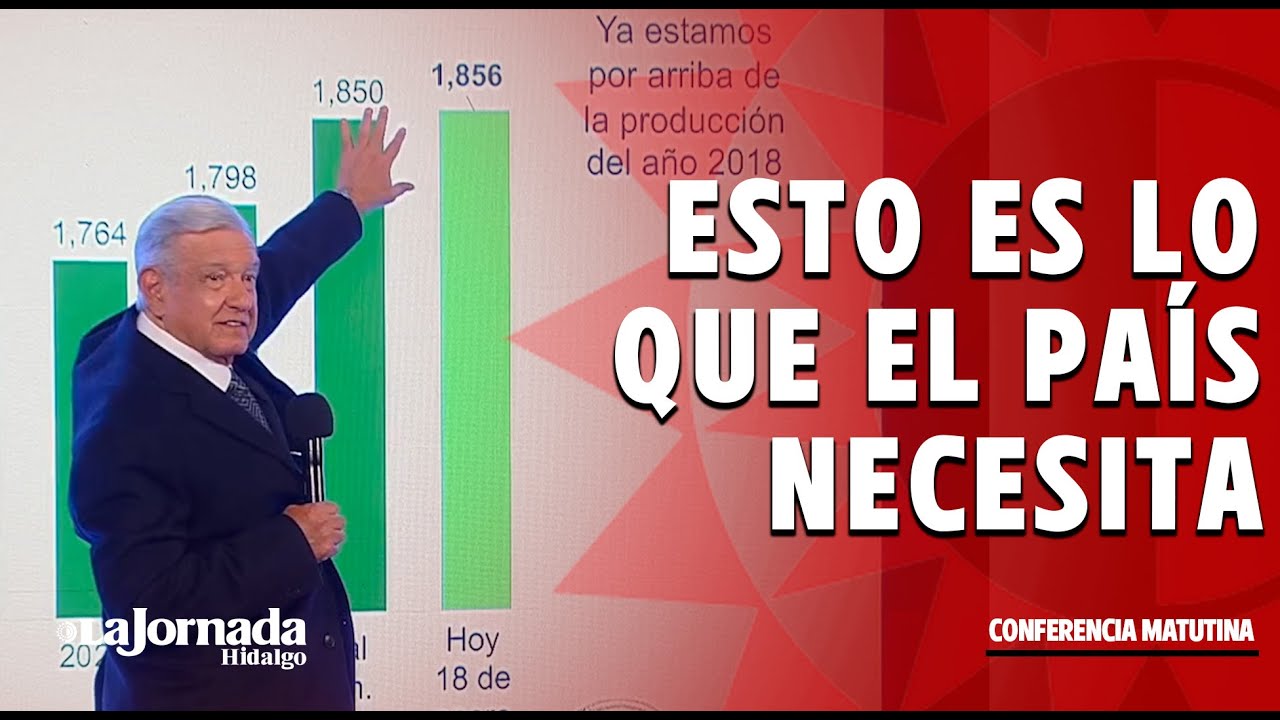 López Obrador expone el futuro de las gasolinas en México | La Jornada HGO