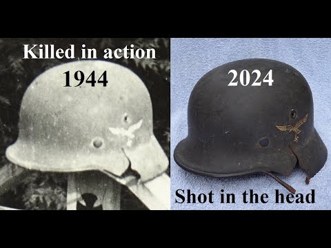 Killed by "terrorists" in Paris - Researching the killed in action helmet of Obergefreiter Günther