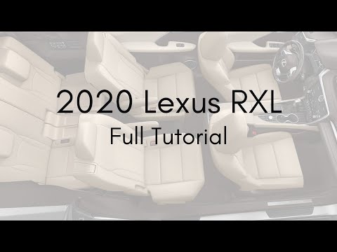 2020 Lexus RXL Full Tutorial - What's Different About the Long Version of the Lexus RX