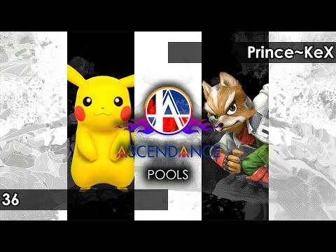 Smash 4: 36 (Pikachu) V Prince~KeX (Fox) - Ascendance #92 Tournament SSB4