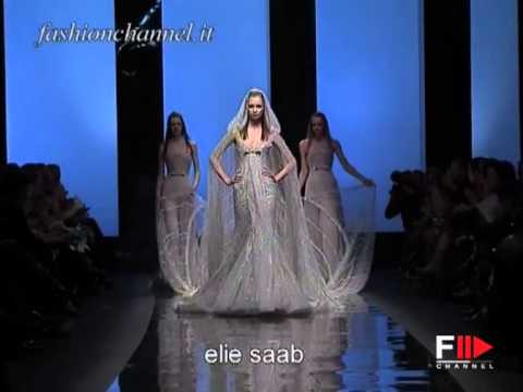 "Elie Saab" Spring Summer 2007 Bridalwear Paris by FashionChannel