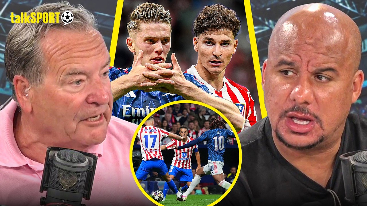 Stelling and Agbonlahor REACT to Penalty CONTROVERSY as Arsenal Draw 1-1 with Atlético Madrid!