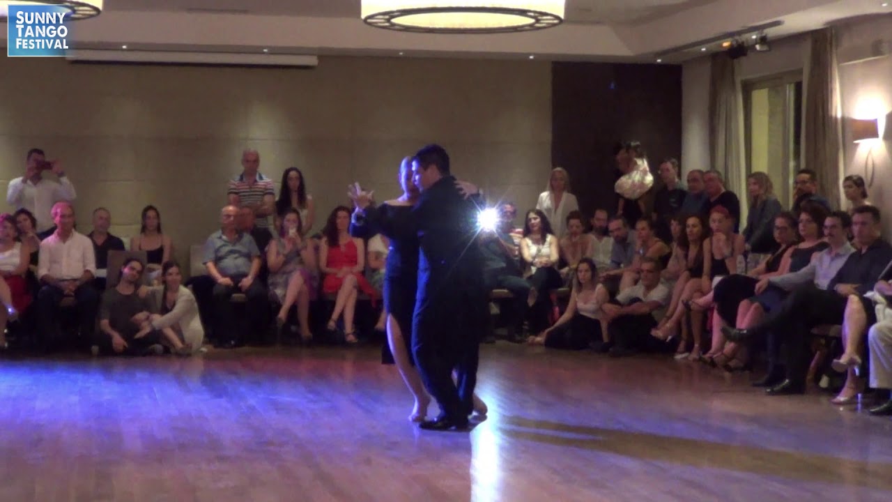 Carlitos Espinoza - Noelia Hurtado 3/5, June 2019, Sunny Tango Festival, Crete, Greece, D'Arienzo