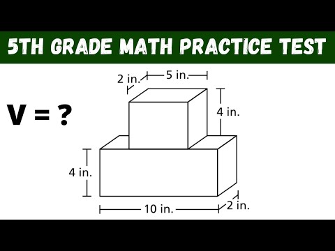 5th grade practice math test - NY 2021