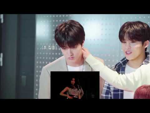 “TREASURE Reaction To BLACKPINK Pretty Savage THE SHOW”