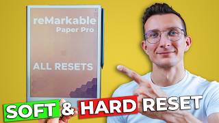 Resetting reMarkable Paper Pro || ALL RESETS TO FIX YOUR DEVICE!