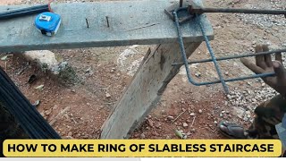 How to make ring of slabless staircase