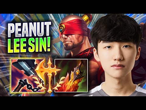 PEANUT IS A MONSTER WITH LEE SIN! - GEN Peanut Plays Lee Sin JUNGLE vs Sylas! | Preseason 2023