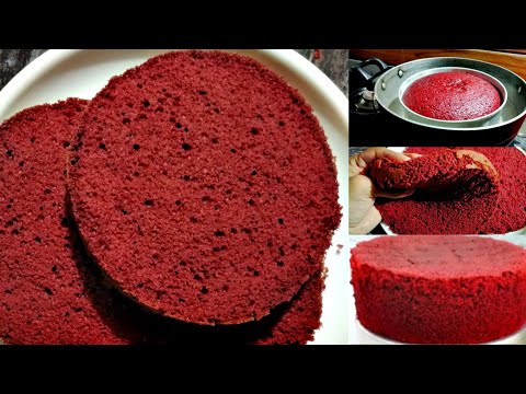 Red velvet base cake/perfect red velvet sponge cake/cake base/begginers sponge cake/soft base cake😋👌