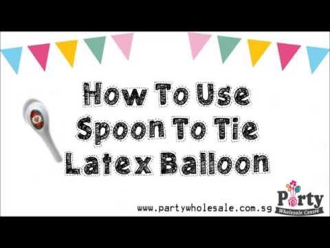 How To Tie Latex Balloon Tutorial