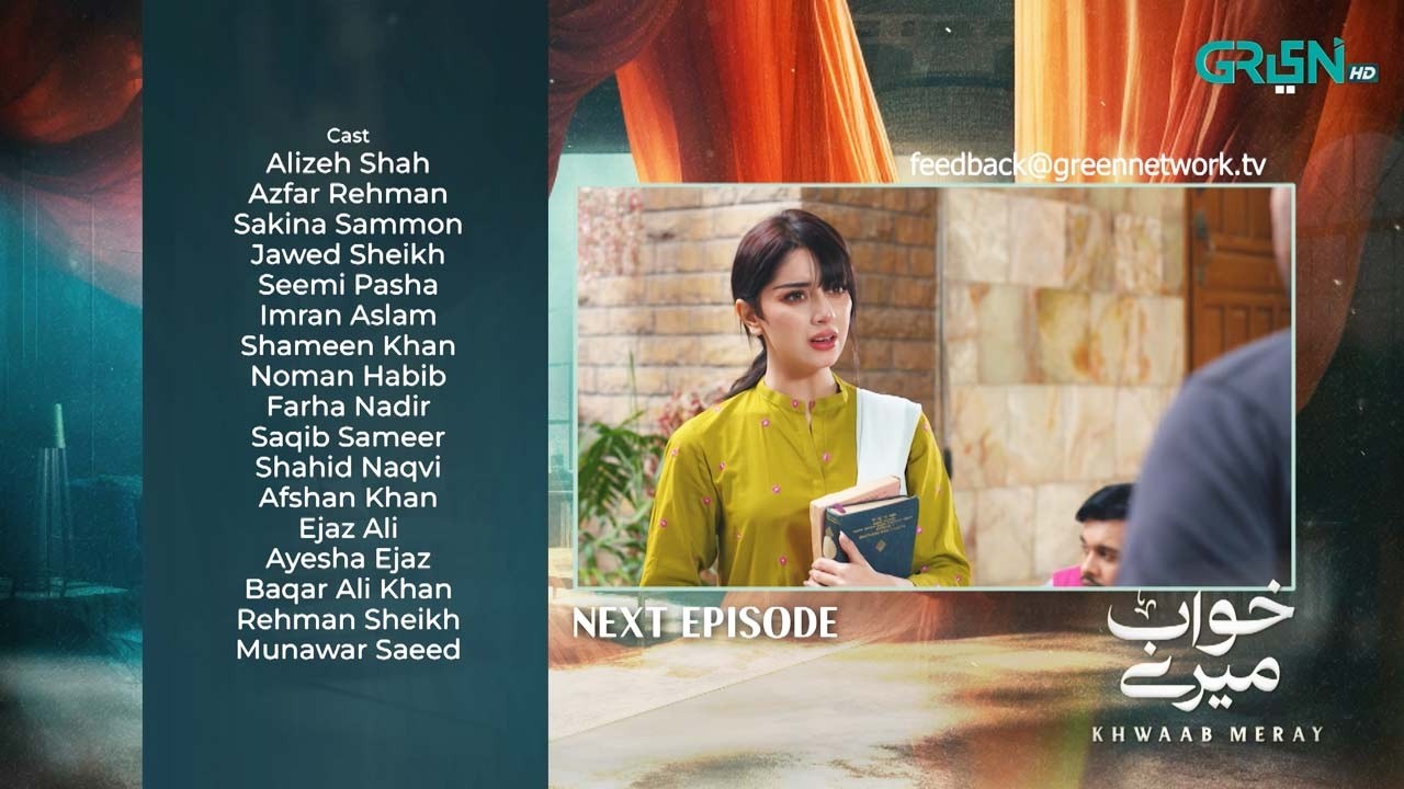 Khwaab Meray Episode 14 Teaser | 13th May 2026 | Alizeh Shah - Azfar Rehman | Green Entertainment