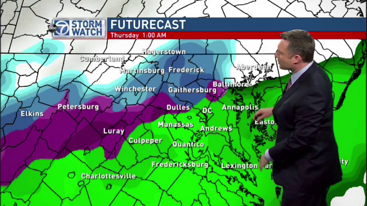 Tuesday late-night forecast - March 3, 2015
