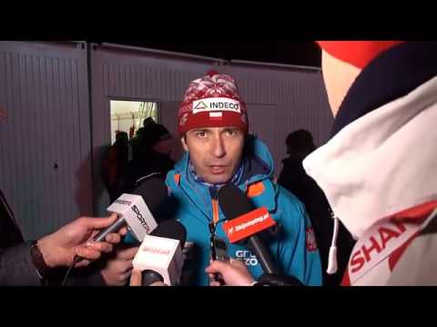 Łukasz Kruczek po odwołaniu zawodów w sobotę w Harrachovie 15.03.2014