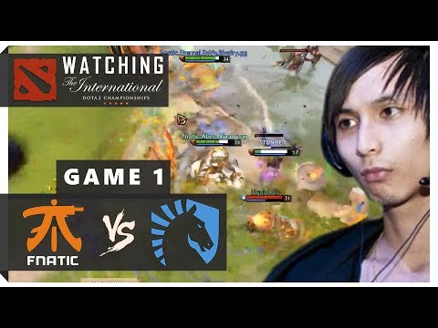 WATCHING TI8 | Team Liquid vs Fnatic Game 1 (SingSing Dota 2 Highlights #1206)