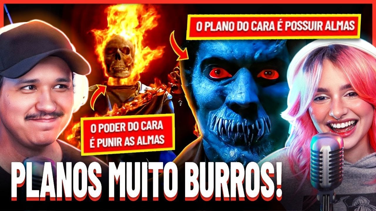 OS PIORES PLANOS! 5 Vilões que Foram BURROS DEMAIS | React Canal PeeWee