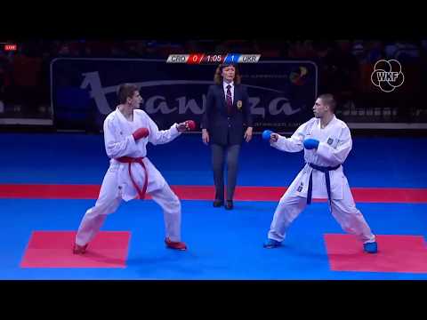 53rd EKF Senior Championships - Kumite Male -75Kg - E. Grabovic (CRO) - S. Horuna (UKR)