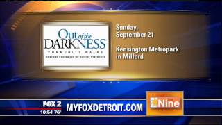 Out of the Darkness Walk - Jetty Rae on Fox Detroit