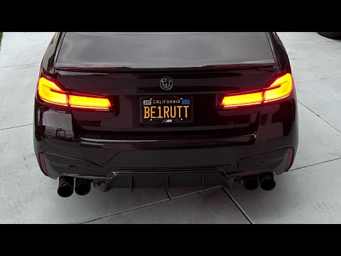 Installing Carbon Fiber quad exhaust tips onto a LCI G30 530i (2023)