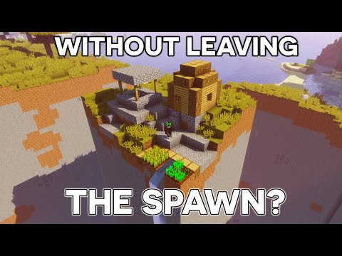 TheMisterEpic - Beating Minecraft Without Leaving SPAWN - A World FIRST Minecraft Seed Discovery!