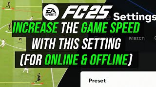 FC 26 - How to INCREASE Game Speed & Smoothness (ONLINE & OFFLINE)