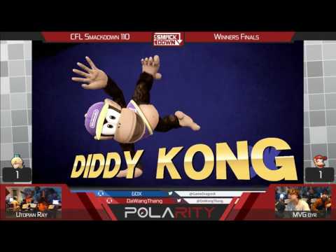 CFL Smackdown 110 WiiU - UtopianRay (Rosalina) vs MVG Dyr (Diddy Kong) - Winners Finals