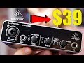 The Behringer U PHORIA UMC22 Audio Interface Music Gear On A Budget 2