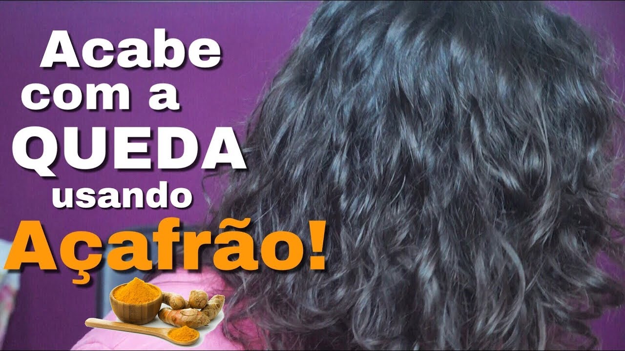 TRATAMENTO CAPILAR DE AÇAFRÃO | Para Combater Queda e Ajudar no Crescimento!