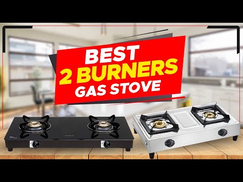 2 burner glass top gas stove, for kitchen, size: 30x20x8 inc...