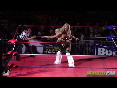 TAYA VALKYRIE vs SCARLETT BORDEAUX vs KATARINA LEIGH - IMPACT KNOCKOUTS TITLE - WRESTLEPRO ALASKA