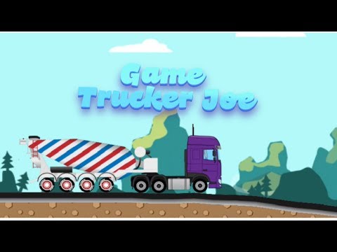 Game Trucker Joe today we transport concrete to the tank factory