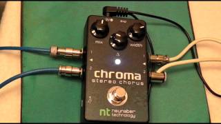 Video thumbnail for NEUNABER TECHNOLOGY CHROMA CHORUS PEDAL by Tim Calloway